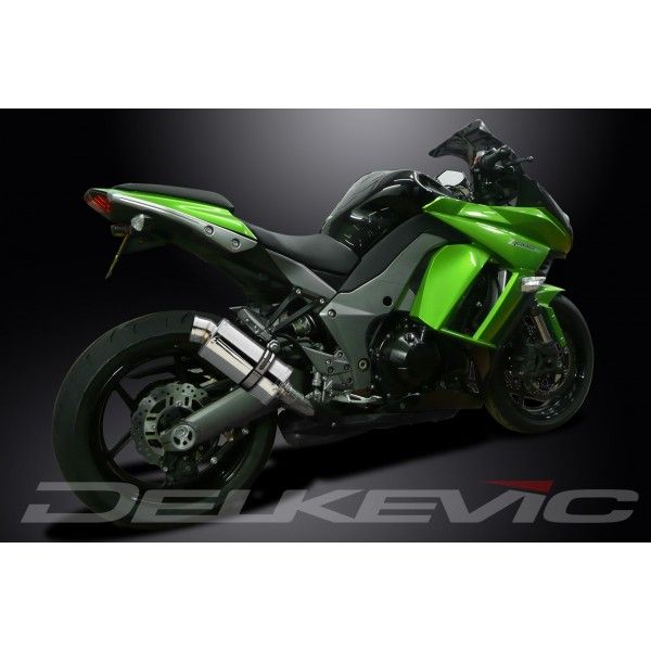 Delkevic slip-on kit Oval RVS 225mm - Z1000SX (2010-2019)