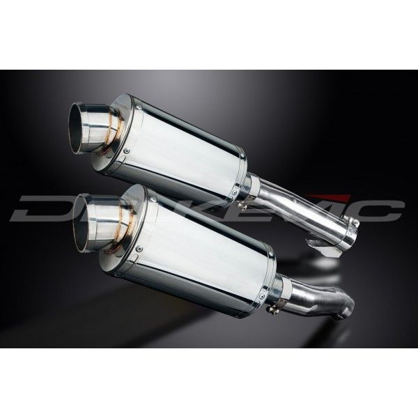 Delkevic slip-on kit Oval RVS 225mm - Z1000SX (2010-2019)