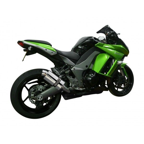 Delkevic slip-on kit Oval RVS 225mm - Z1000SX (2010-2019)