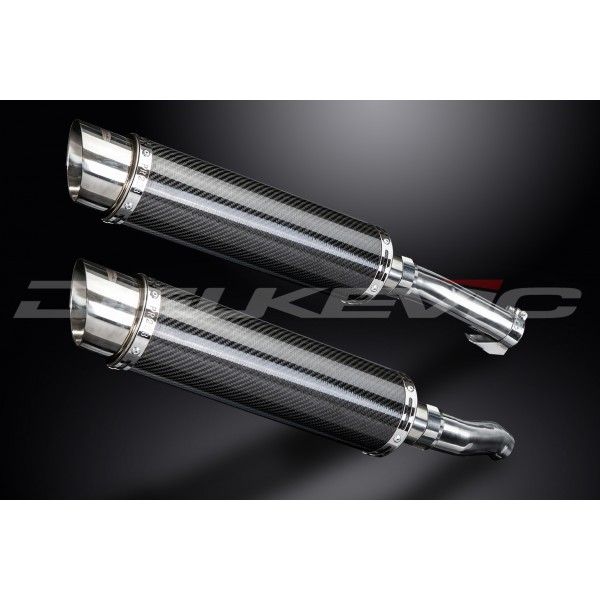 Delkevic slip-on kit Round Carbon 350mm - Z1000SX (2010-2019)