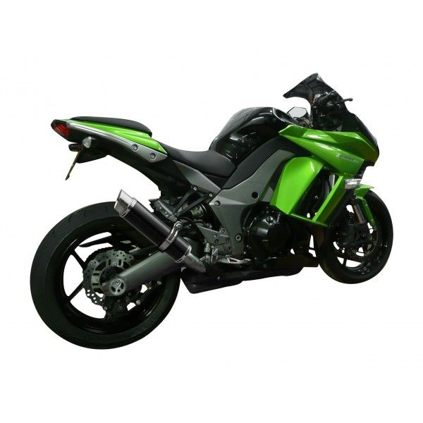 Delkevic slip-on kit Round Carbon 350mm - Z1000SX (2010-2019)