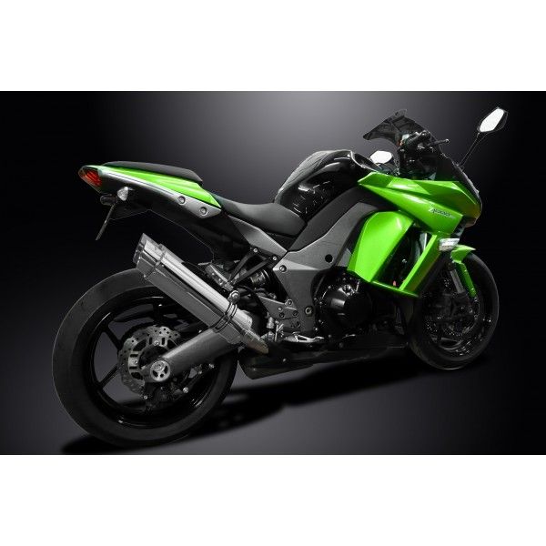 Delkevic slip-on kit Round RVS 350mm - Z1000SX (2010-2019)