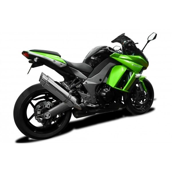 Delkevic slip-on kit Round RVS 350mm - Z1000SX (2010-2019)