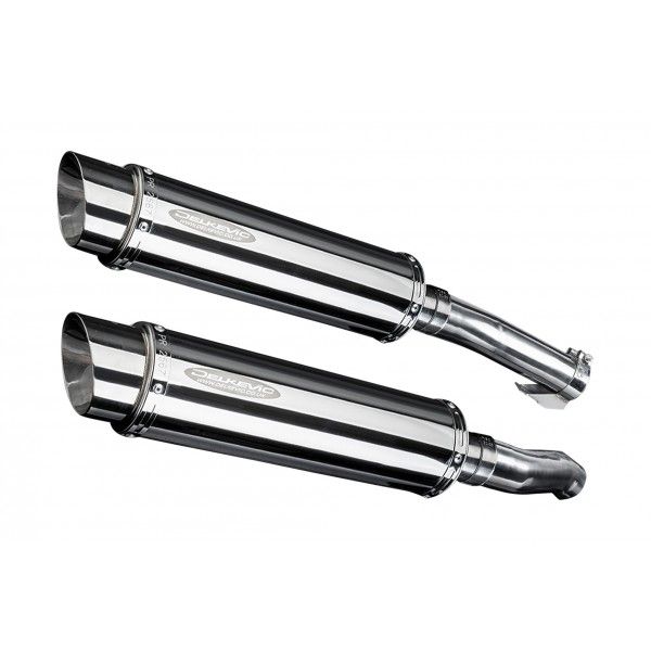 Delkevic slip-on kit Round RVS 350mm - Z1000SX (2010-2019)