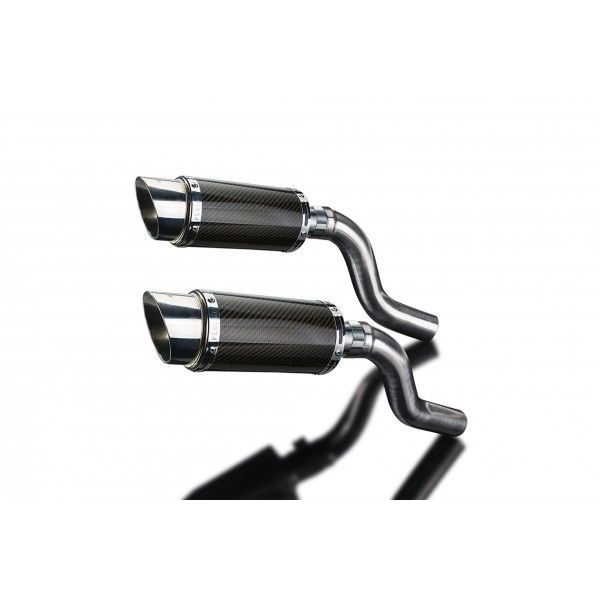 Delkevic slip-on kit Round Carbon 200mm - Z1000SX (2010-2019)