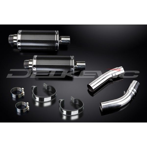 Delkevic slip-on kit Oval Carbon 225mm - 1198 (2009-2011)