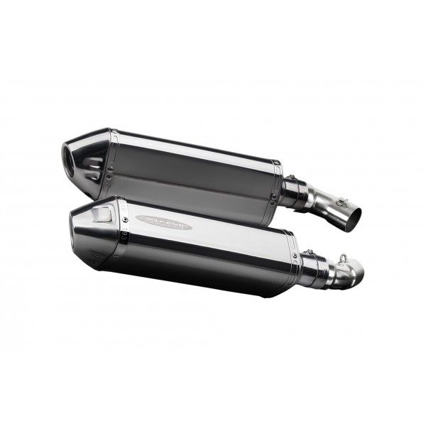 Delkevic slip-on kit Tri-Oval RVS 320mm - Monster 696 (2008-2014)