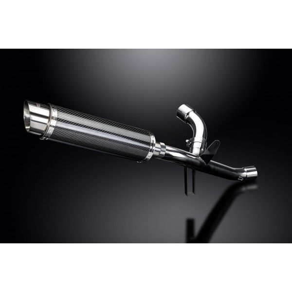 Delkevic slip-on kit Round Carbon 350mm - MULTISTRADA 950 2017-2018