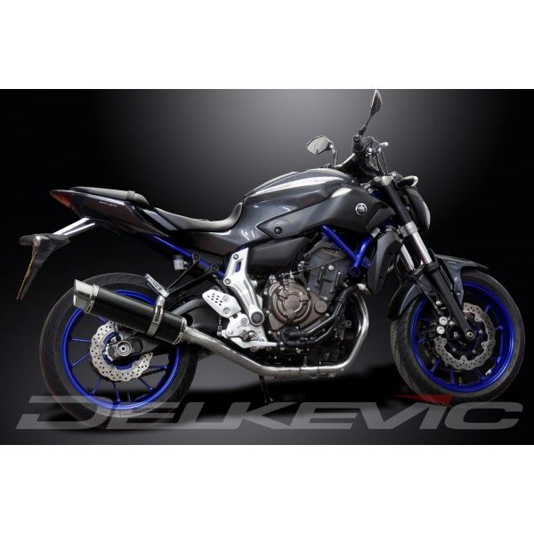 Delkevic volledig systeem Round Carbon 350mm - MT-07 (2014-2020)