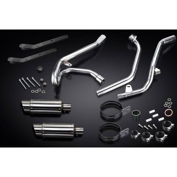 Delkevic volledig systeem Round RVS 200mm - SV650 (1998-2002)