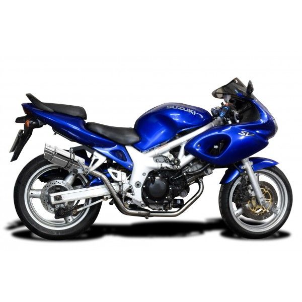 Delkevic volledig systeem Round RVS 200mm - SV650 (1998-2002)