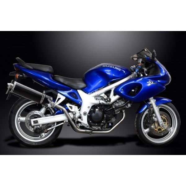 Delkevic volledig systeem Oval Carbon 450mm - SV650 (1998-2002)