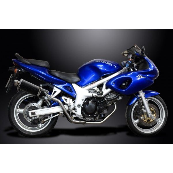 Delkevic volledig systeem Oval Carbon 350mm - SV650 (1998-2002)