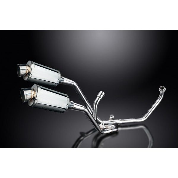 Delkevic volledig systeem Oval RVS 225mm - SV650 (1998-2002)