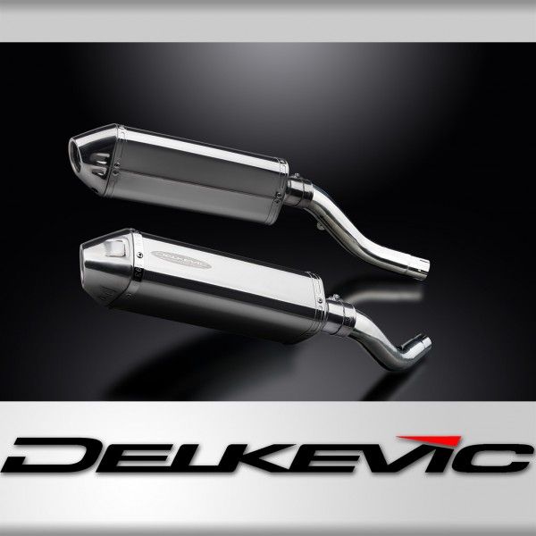 Delkevic slip-on kit Tri-Oval RVS 320mm - Z1000 (2003-2006)