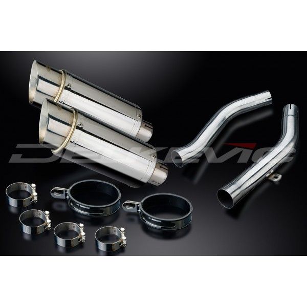 Delkevic slip-on kit Round RVS 200mm - Z1000 (2003-2006)