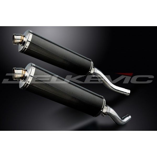 Delkevic slip-on kit Oval Carbon 450mm - Z1000 (2003-2006)