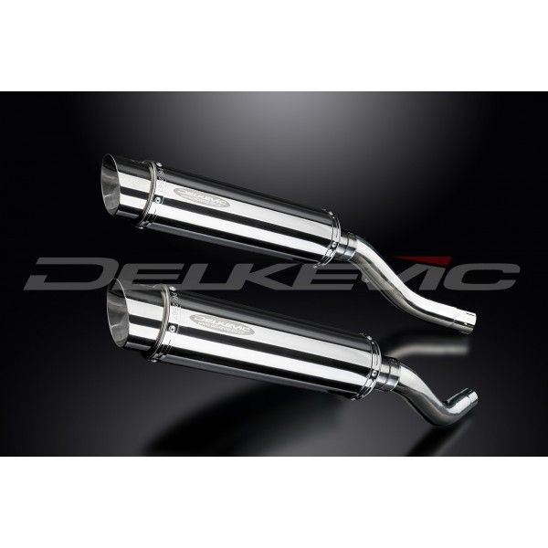 Delkevic slip-on kit Round RVS 350mm - Z1000 (2003-2006)