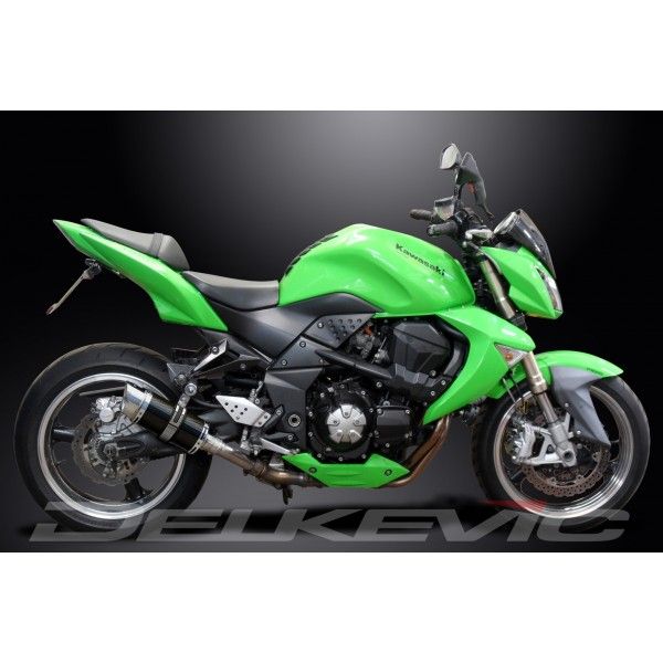 Delkevic slip-on kit Round Carbon 200mm - Z1000 (2007-2009)