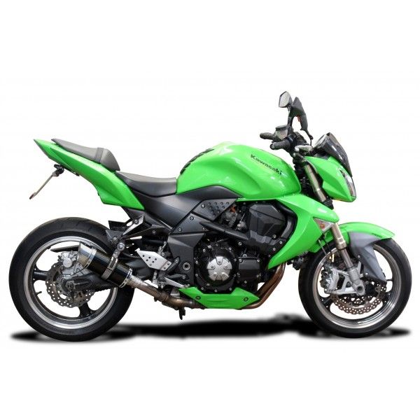 Delkevic slip-on kit Round Carbon 200mm - Z1000 (2007-2009)