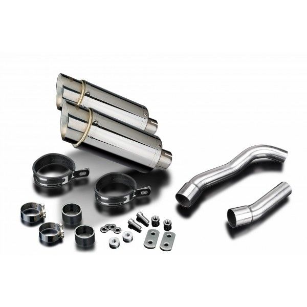 Delkevic slip-on kit Round RVS 200mm - Z1000 (2007-2009)