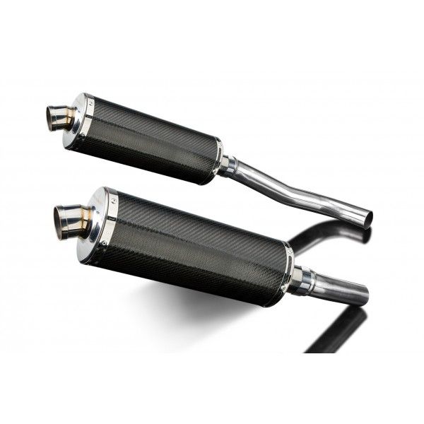 Delkevic slip-on kit Oval Carbon 350mm - Z1000 (2007-2009)