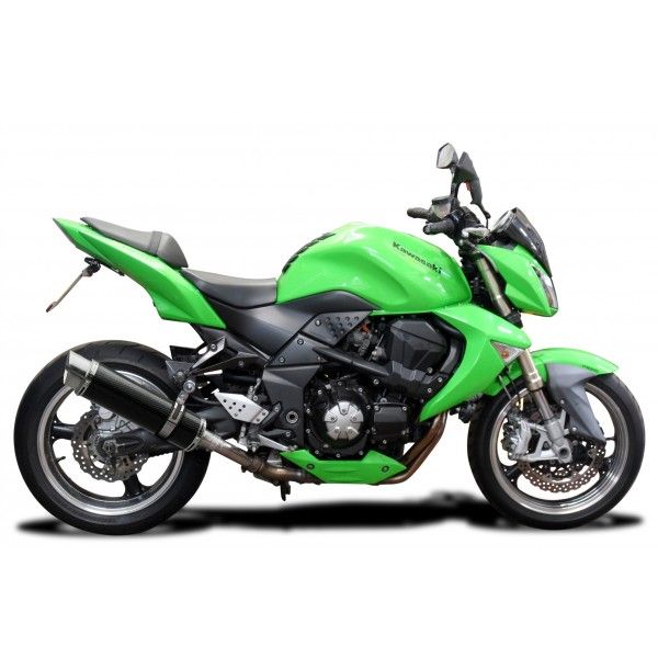 Delkevic slip-on kit Round Carbon 350mm - Z1000 (2007-2009)