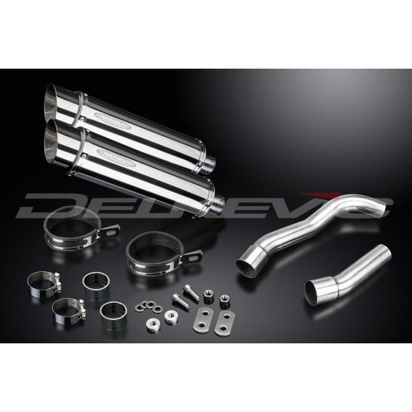 Delkevic slip-on kit Round RVS 350mm - Z1000 (2007-2009)