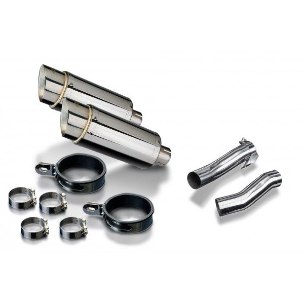 Delkevic slip-on kit Round RVS 200mm - Z1000 (2010-2020)