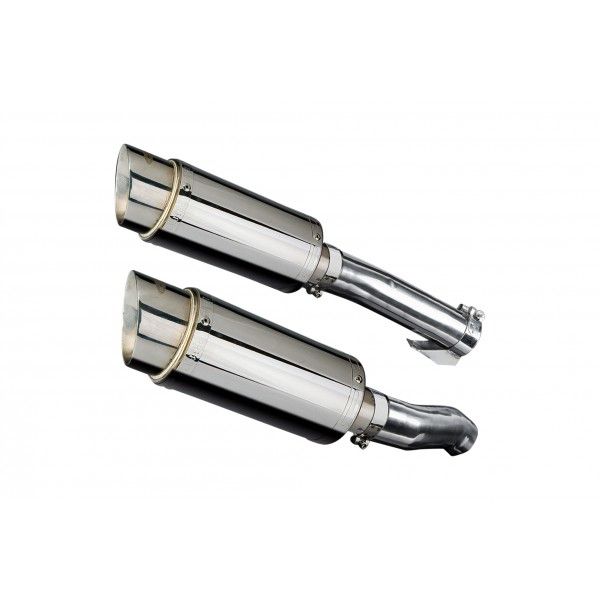 Delkevic slip-on kit Round RVS 200mm - Z1000 (2010-2020)