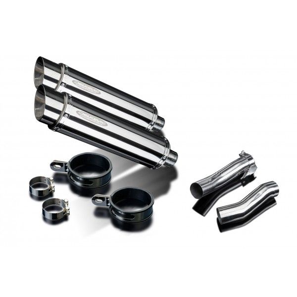 Delkevic slip-on kit Round RVS 350mm - Z1000 (2010-2020)