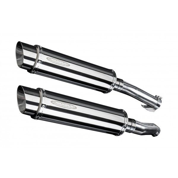 Delkevic slip-on kit Round RVS 350mm - Z1000 (2010-2020)