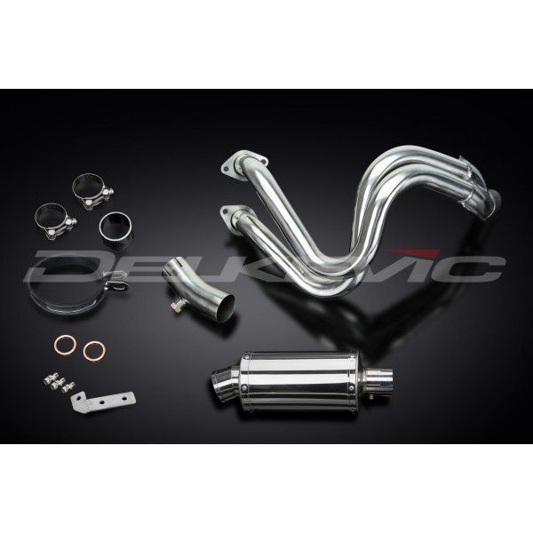 Delkevic volledig systeem Oval RVS 225mm - KLE650 VERSYS (2015-2020)