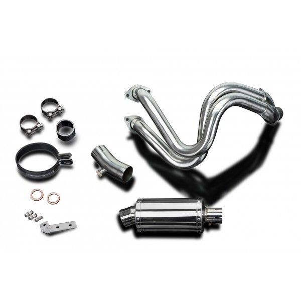 Delkevic volledig systeem Oval RVS 225mm - KLE650 VERSYS (2015-2020)