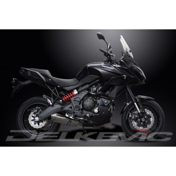 Delkevic volledig systeem Tri-Oval RVS 320mm - KLE650 VERSYS (2015-2020)