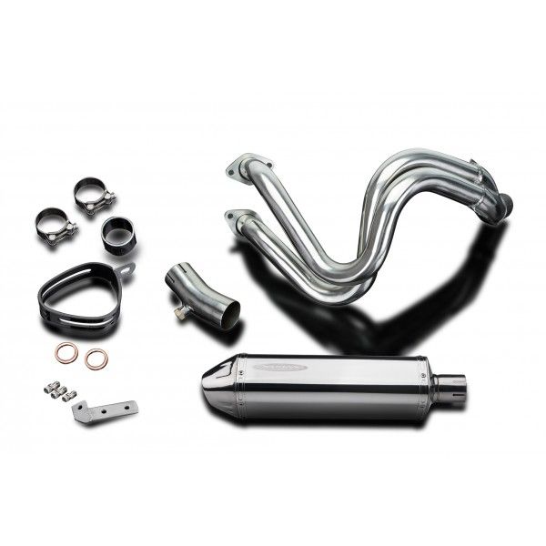 Delkevic volledig systeem Tri-Oval RVS 320mm - KLE650 VERSYS (2015-2020)