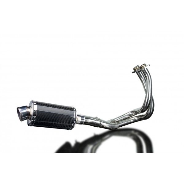 Delkevic volledig systeem Oval Carbon 225mm - KLE650 VERSYS (2015-2020)