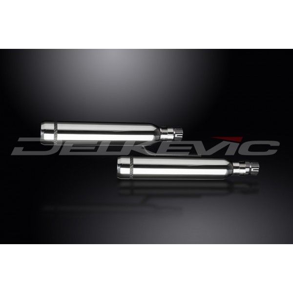 Delkevic slip-on kit Round RVS 410mm - VTX1800F (2004-2008)