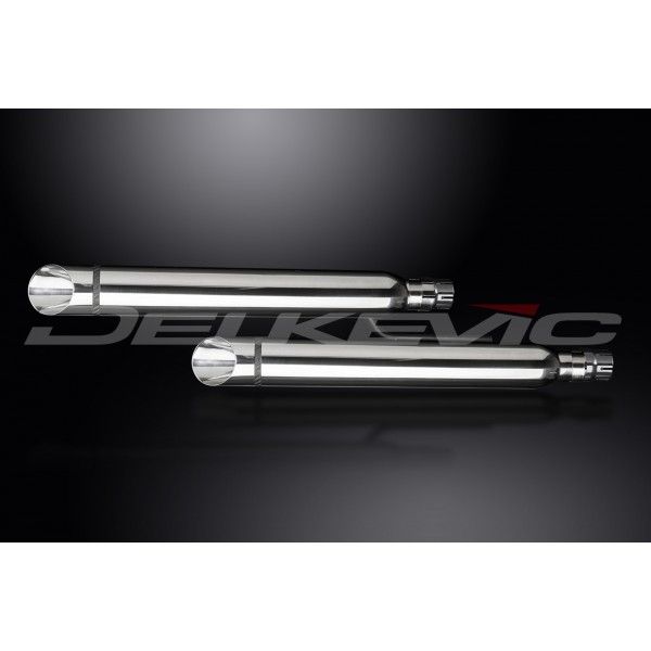 Delkevic slip-on kit Round RVS 550mm - VTX1800F (2004-2008)