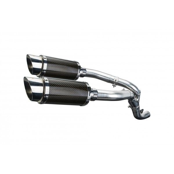 Delkevic slip-on kit Round Carbon 200mm - ZX-10R NINJA (2006-2007)