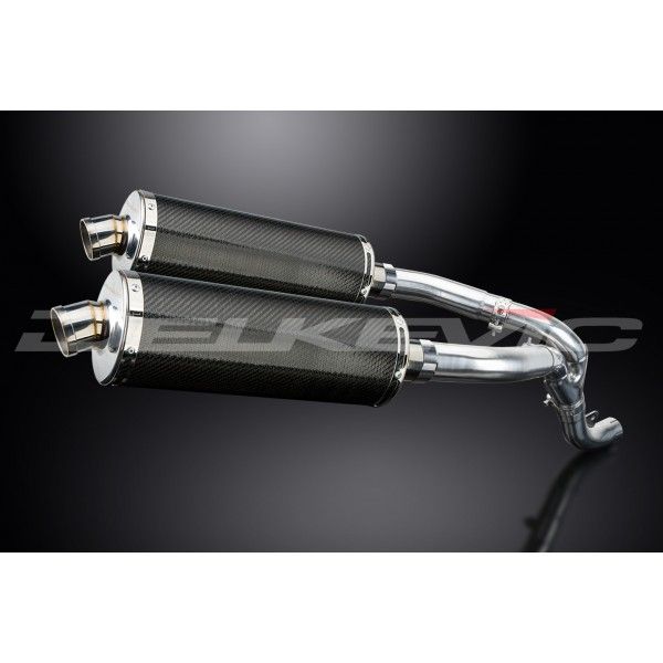 Delkevic slip-on kit Oval Carbon 350mm - ZX-10R NINJA (2006-2007)