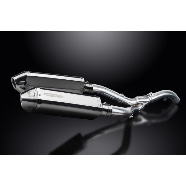 Delkevic slip-on kit Tri-Oval RVS 320mm - ZX-10R NINJA (2006-2007)