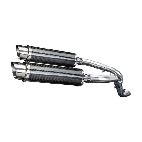 Delkevic slip-on kit Round Carbon 350mm - ZX-10R NINJA (2006-2007)