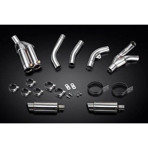 Delkevic slip-on kit Round RVS 200mm - ZX10R 06-07 DECAT