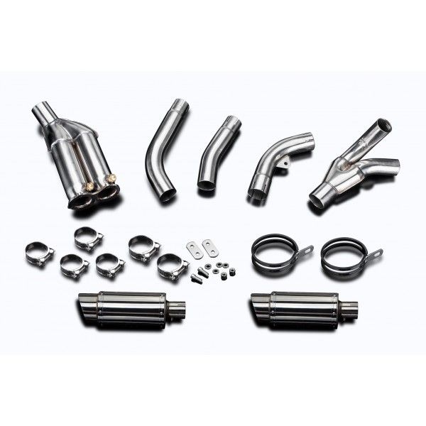 Delkevic slip-on kit Round RVS 200mm - ZX10R 06-07 DECAT