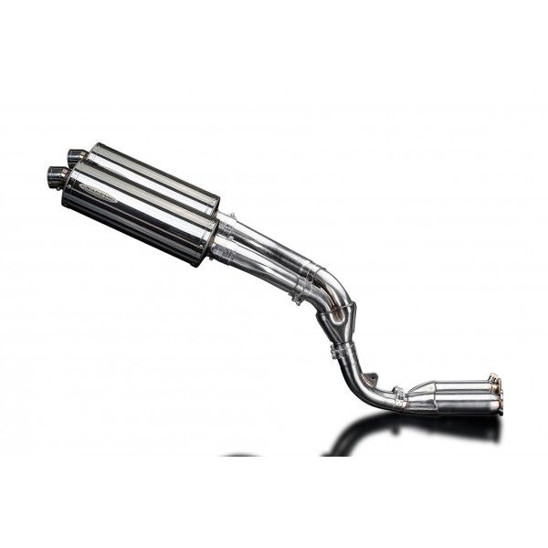 Delkevic slip-on kit Oval RVS 350mm - ZX10R 06-07 DECAT