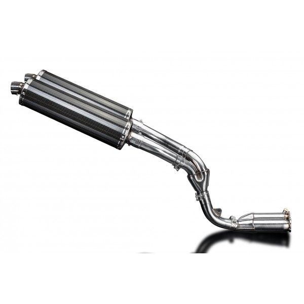 Delkevic slip-on kit Oval Carbon 450mm - ZX10R 06-07 DECAT