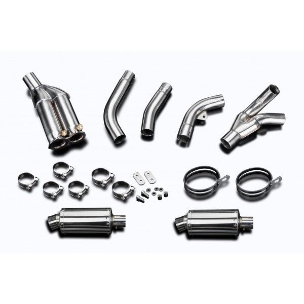 Delkevic slip-on kit Oval RVS 225mm - ZX10R 06-07 DECAT