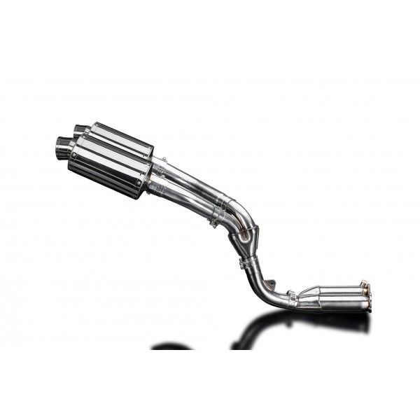 Delkevic slip-on kit Oval RVS 225mm - ZX10R 06-07 DECAT