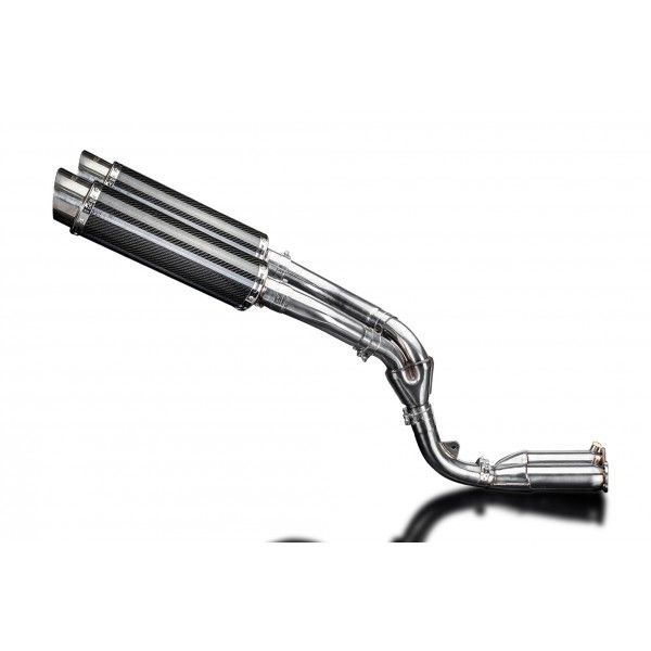 Delkevic slip-on kit Round Carbon 350mm - ZX10R 06-07 DECAT